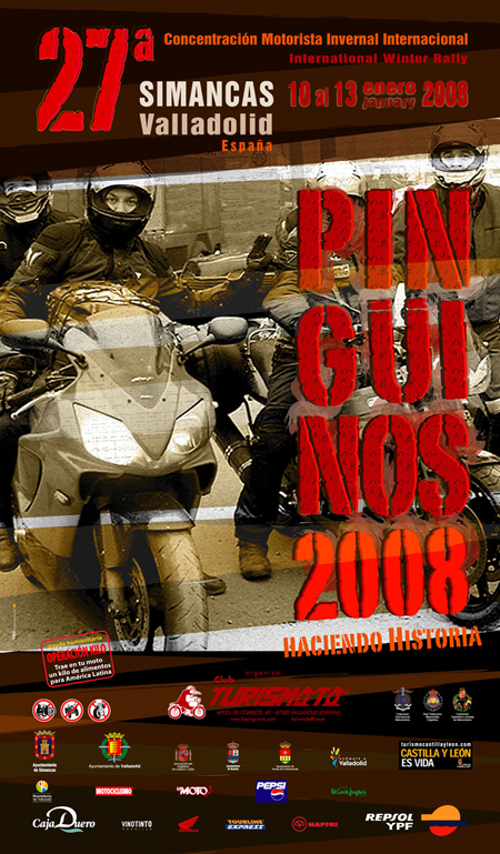 Pingüinos 2008 este año en Simancas y Valladolid cartel08 Pingüinos 2008 este año en Simancas y Valladolid