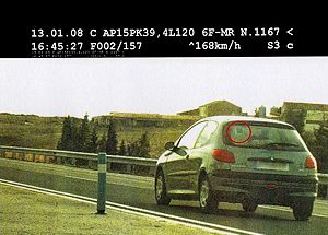 Peugeot 206 a máxima velocidad