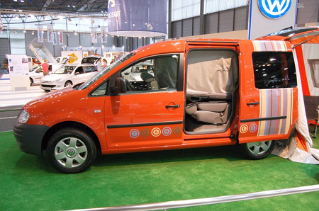 caddy Volkswagen Caddy Tramper; otra manera de acampar.