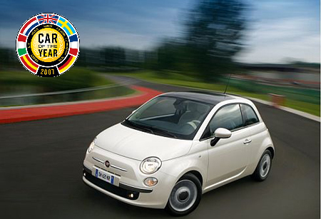 Fiat 500 coche del año en europa