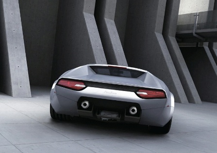 panteraculo De Tomaso Panthera sobre la base del Gallardo