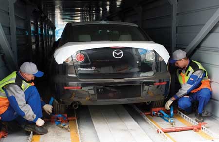 mazda transsiberiano Los Mazda llegarán a Rusia por el ferrocarril Transsiberiano