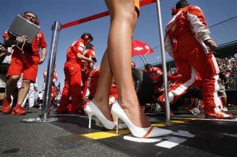 Australia Auto Racing F1 GP pit babe Fórmula 1: ideas para no perder espectadores