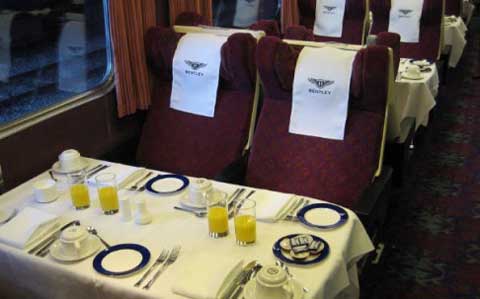 bentley-express bentley express Tren de lujo para clientes Bentley