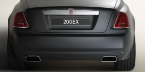 Rolls-Royce 200EX trasera