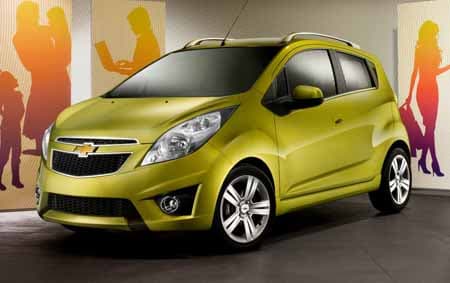 chevrolet spark Salón de Ginebra 2009: General Motors presenta el Spark, el Saab 9 3X Eco Power y el Cadillac SRX.