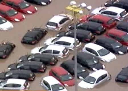 ford-ka-inundados ford ka inundados Varios Ford Ka afectados por gran inundación en Brasil.