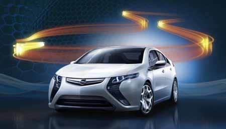 opel ampera Opel reparte la primer foto oficial del Ampera.
