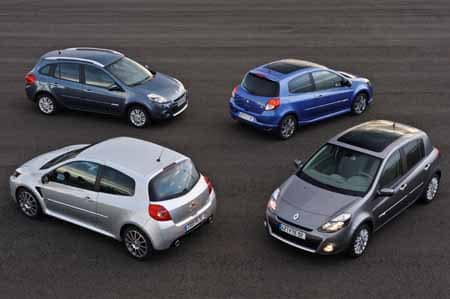 renault clio gama Salón de Ginebra 2009: Renault presenta cinco nuevos modelos.