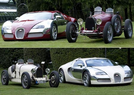 bugatti veyron aniversario 1  Bugatti celebra sus cien años con una edición especial del Veyron.