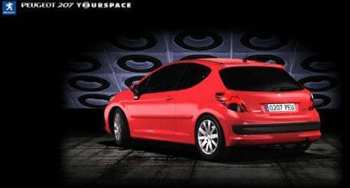 peugeot 207 El Peugeot 207 con promo para escuchar música.