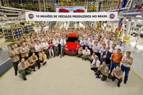 fiat-10-millones-brasil fiat 10 millones brasil 10 millones de Fiat fabricados en Brasil