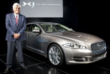 dp jayleno jaguarxj launch2 c622 Jaguar presenta al renovado XJ.