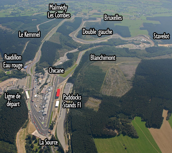 Spa Francorchamps Spa Francorchamps con permiso para albergar a la Fórmula 1.