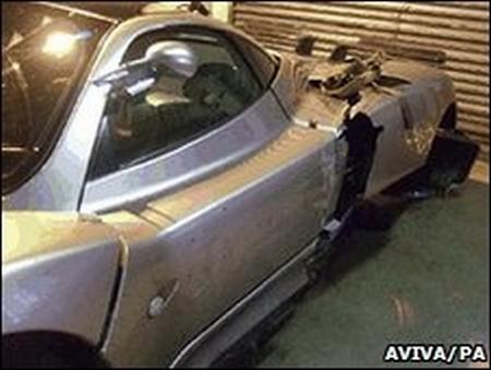 Pagani Zonda S El misterioso caso de un Pagani Zonda destrozado
