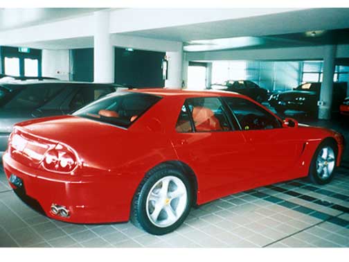ferrari456gtavenicesedanpininf No habrá competidor Ferrari para el Rapide y Panamera