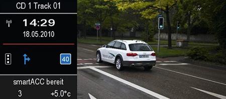 Audi Travolution Audi comunica sus coches con las señales de tráfico