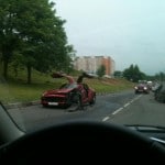 Mercedes SLS AMG accidente 3 150x150 Mercedes SLS AMG Vs Lada 112