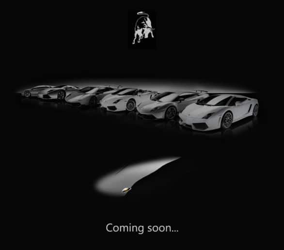 lamborghini teaser Teaser del sustituto del Murciélago