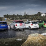 Comparativa utilitarios GTI Fiesta ST, Countryman JCW, Fabia RS, Polo R WRC