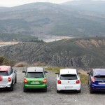 Comparativa utilitarios GTI Fiesta ST, Countryman JCW, Fabia RS, Polo R WRC