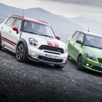 Comparativa utilitarios GTI Fiesta ST, Countryman JCW, Fabia RS, Polo R WRC