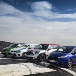 Comparativa utilitarios GTI Fiesta ST, Countryman JCW, Fabia RS, Polo R WRC