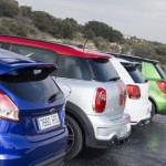 Comparativa utilitarios GTI Fiesta ST, Countryman JCW, Fabia RS, Polo R WRC