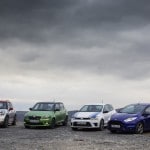 Comparativa utilitarios GTI Fiesta ST, Countryman JCW, Fabia RS, Polo R WRC