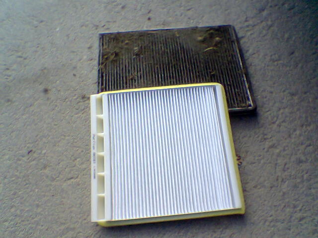 filtro habitaculo sucio