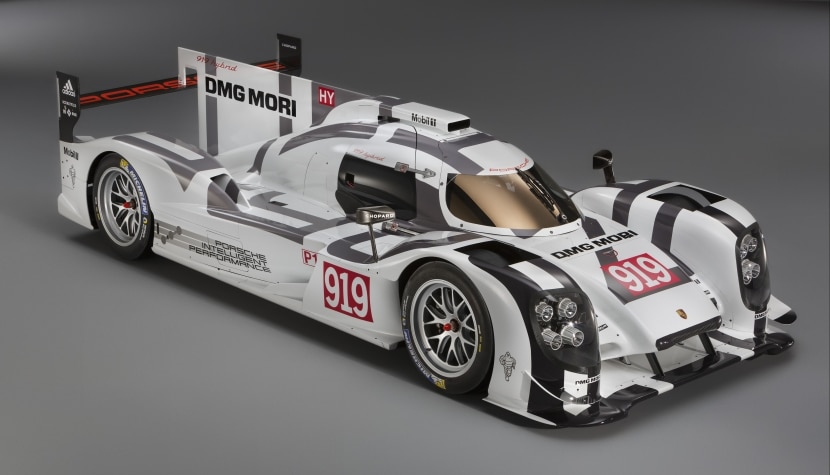 Vista parcial del Porsche 919 Hybrid