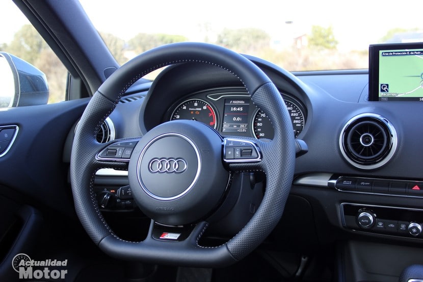 Prueba Audi A3 TFSI COD 140 CV equipamiento