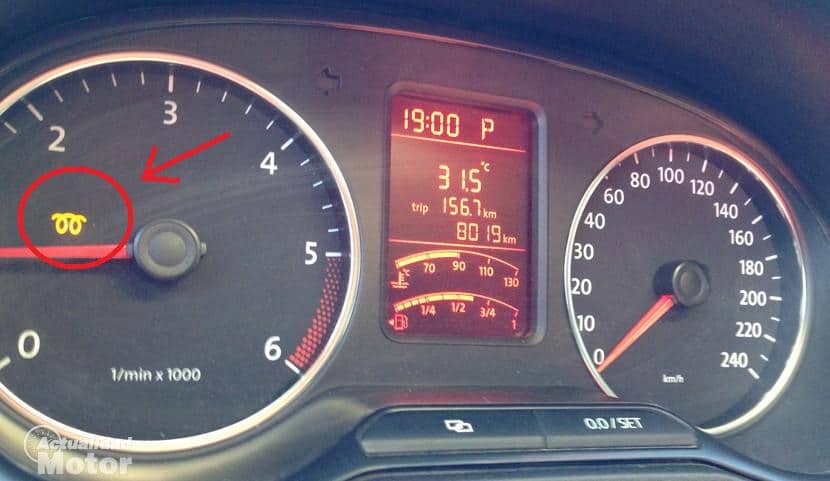 testigo bujia precalentamiento volkswagen