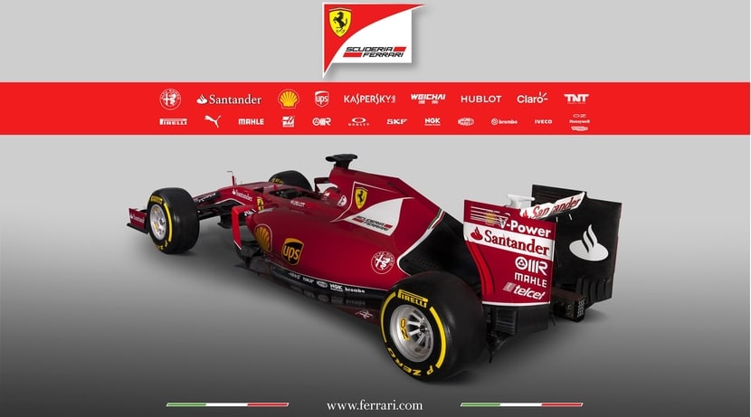 Ferrari SF15-T trasera