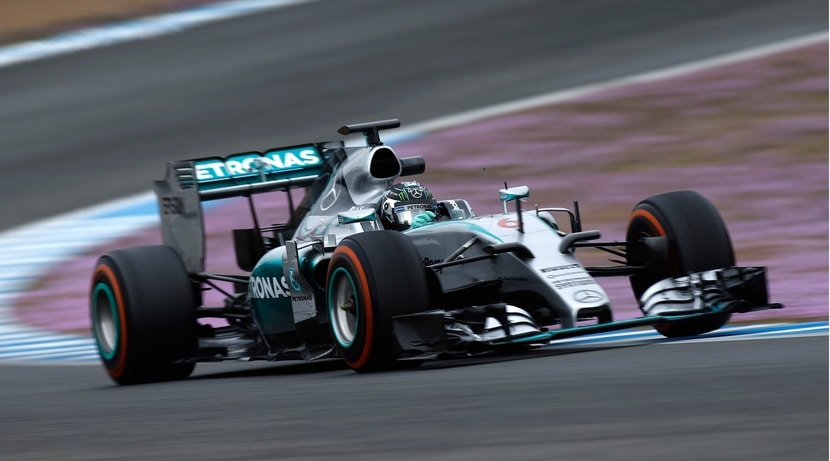 Mercedes W06 pilotado por Rosberg