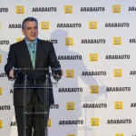 Javier de Andrés en la inauguración de Renault Arabauto