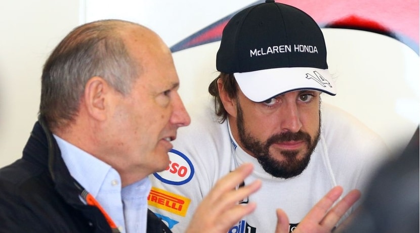 Ron Dennis y Fernando Alonso