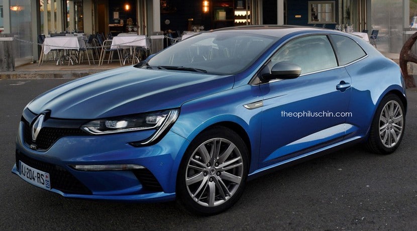 Renault Mégane Coupé 2016 recreación