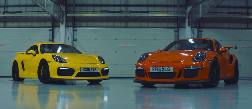 Porsche 911 GT3 RS vs Porsche Cayman GT4