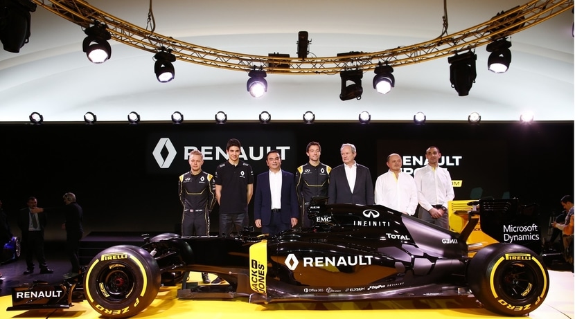 Renault en su presentación F1 2016