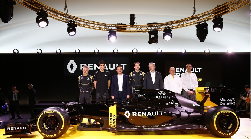 „Renault“ pristatyme „F1 2016“.