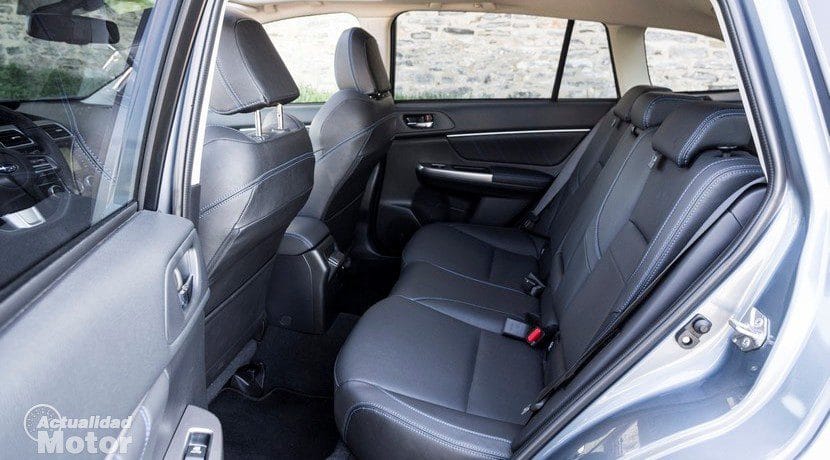 Prueba Subaru Levorg plazas traseras