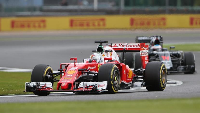 Vettel en el Ferrari GP Hungría 2016