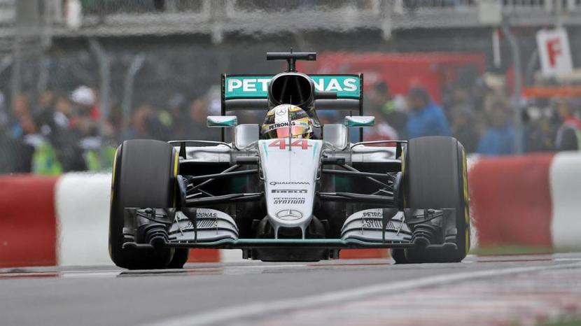 Lewis Hamilton en el Mercedes de 2016