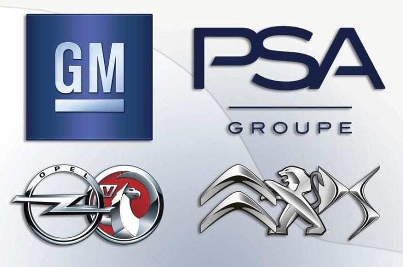 Logo PSA GM (Peugeot, Citroën, DS y Opel)