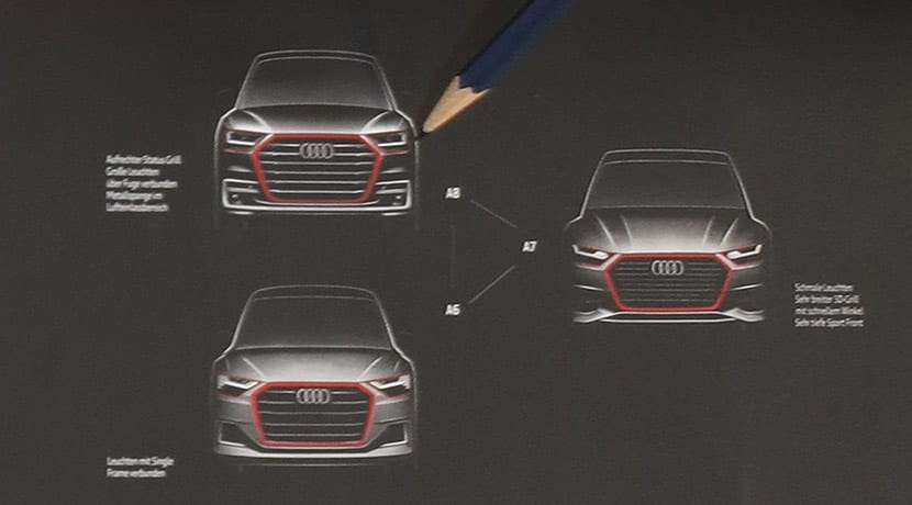 Futuro diseño de Audi A8, A7 Sportback y A6