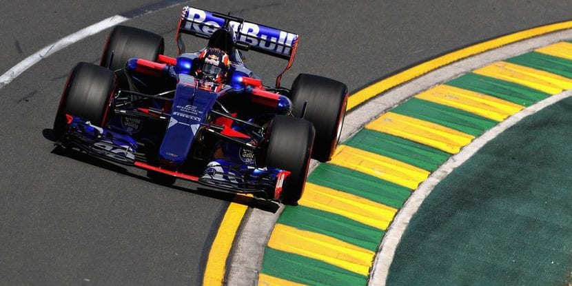 Carlos en su Toro Rosso de 2017