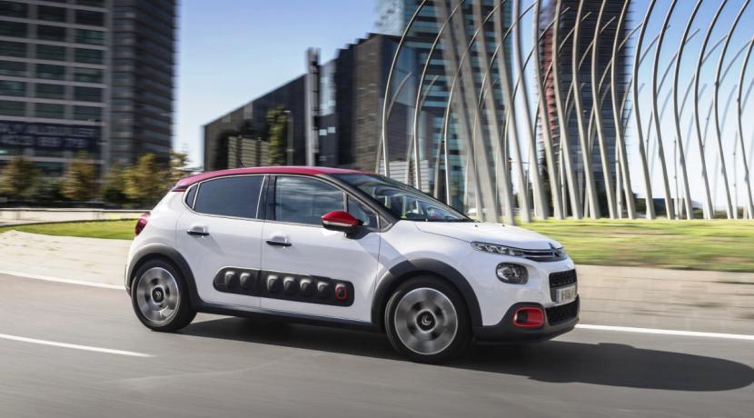 Lateral del Citroën C3