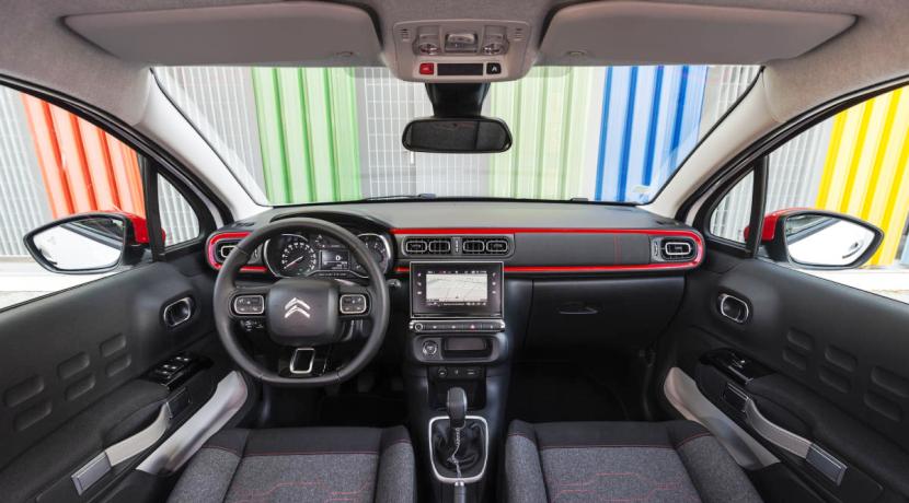 Interior del Citroën C3