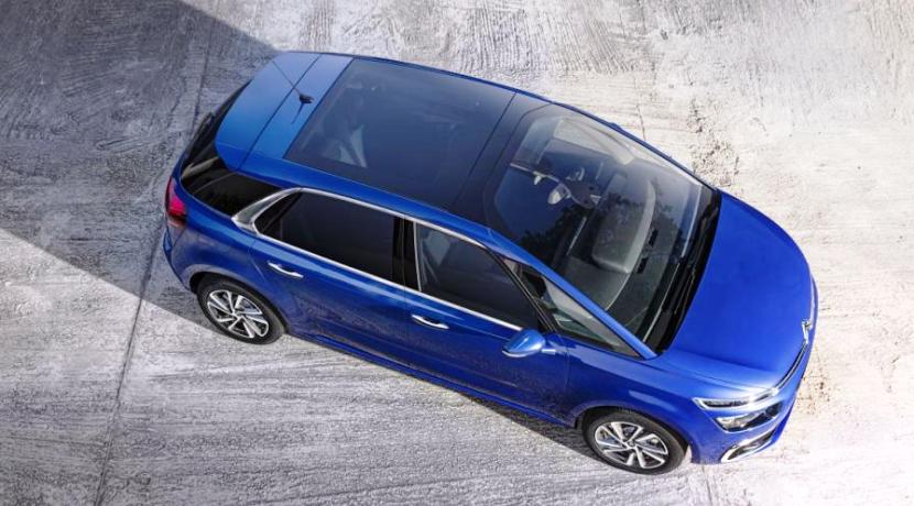 El Citroën C4 Picasso visto desde arriba